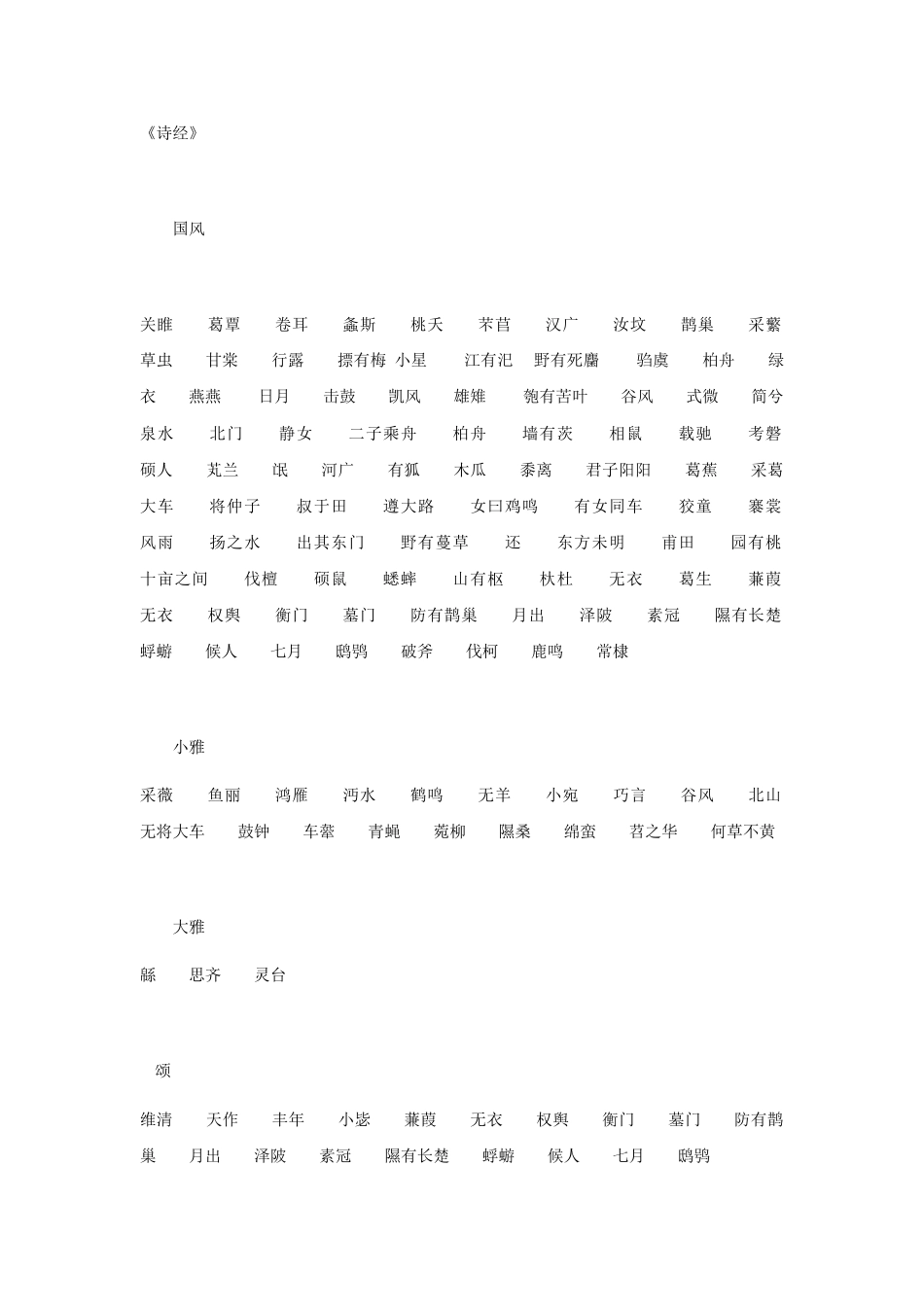 《诗经》通篇详解_第1页