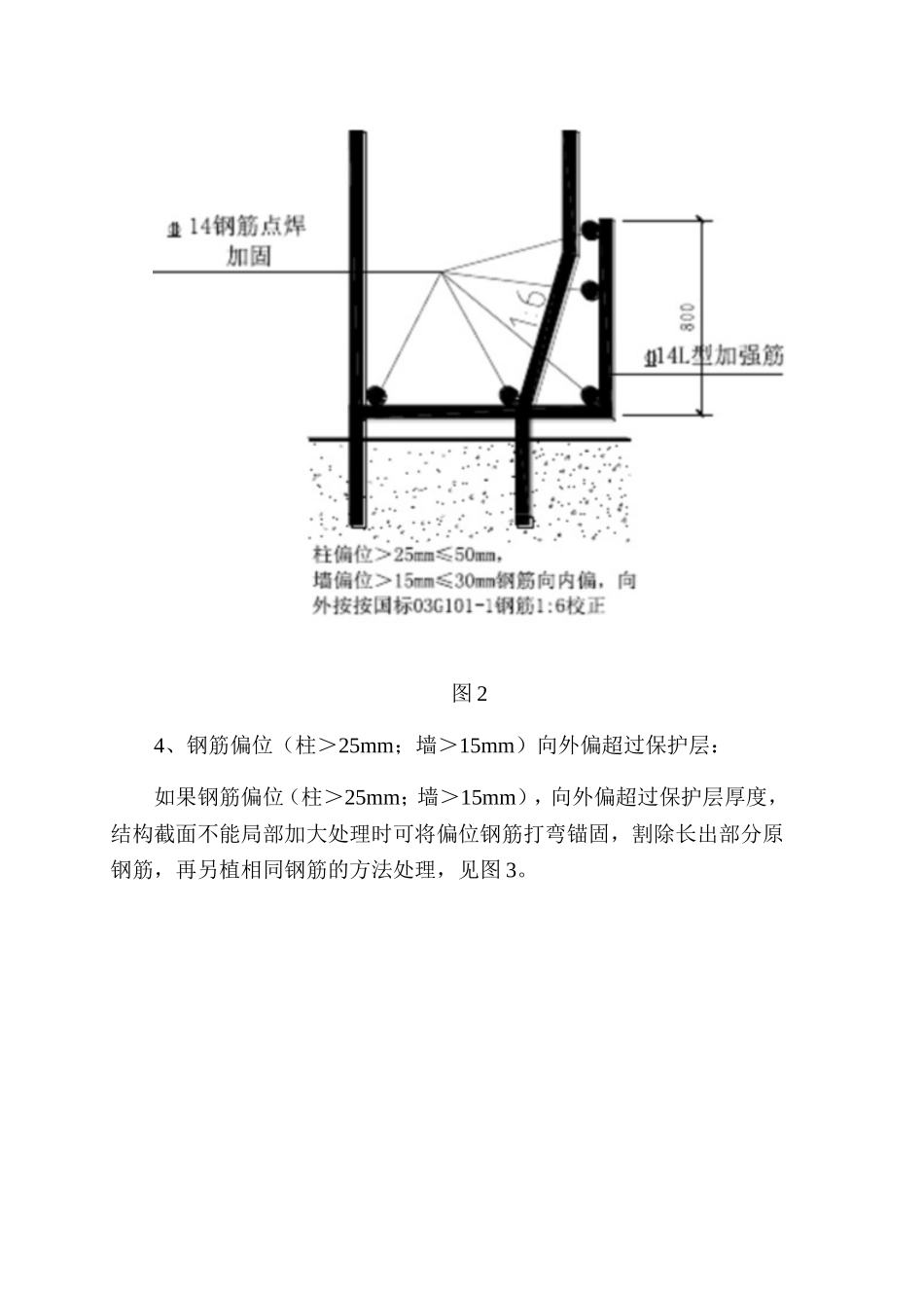 房地差钢筋偏位处理专项方案工程项目_第3页