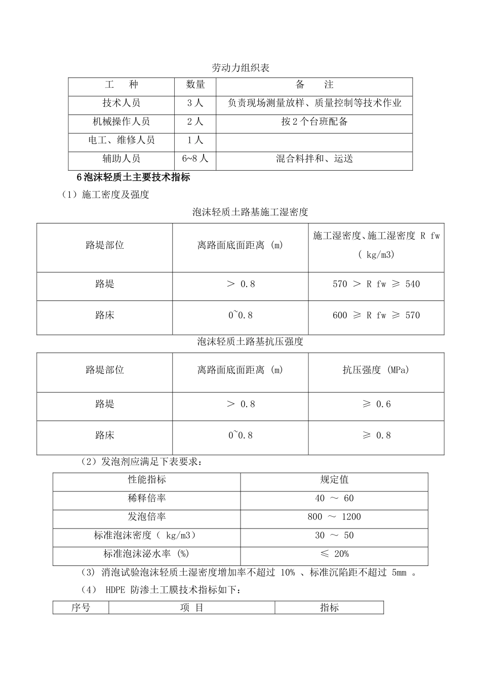高速公路泡沫轻质土施工方案_第3页