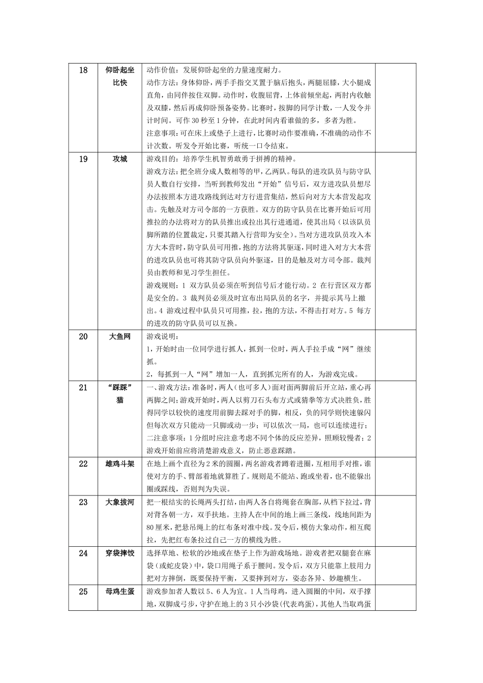100个小学生体育团队游戏_第3页