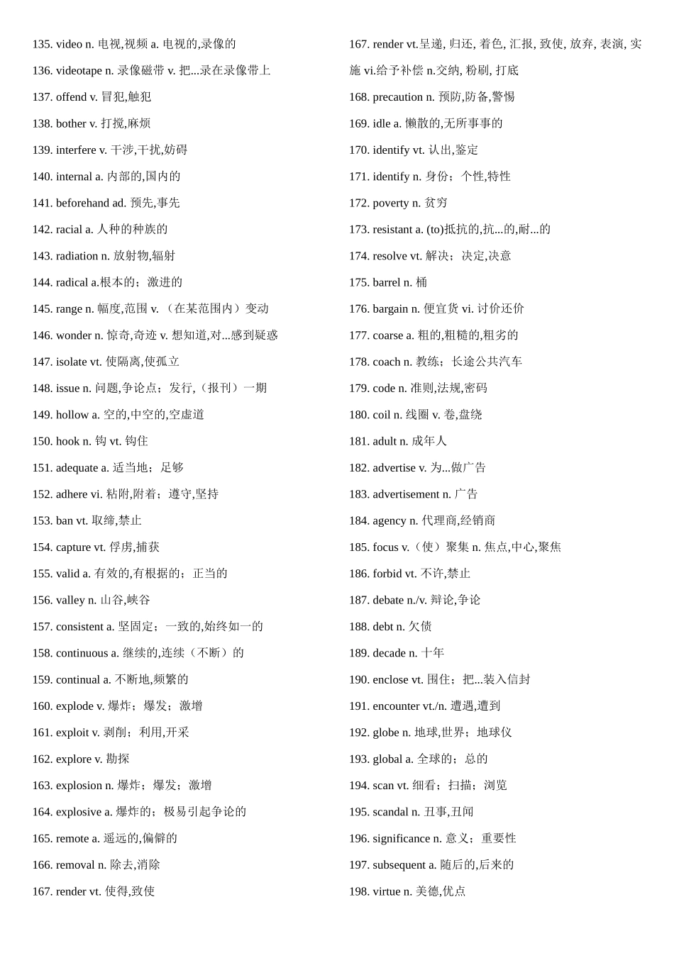 高三高考英语核心词汇400个_第3页
