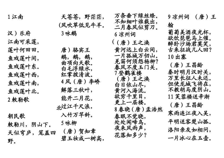 江上渔者唐诗汇总_第1页