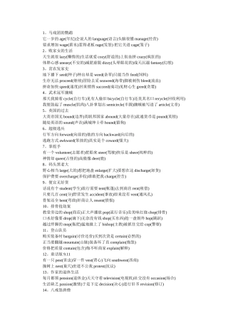 马戏团的鹦鹉英语