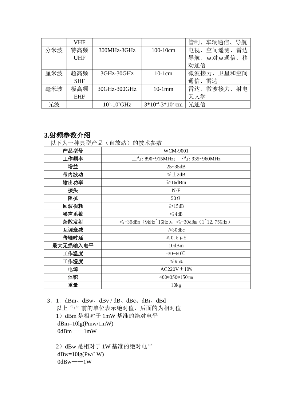 射频基本知识及参数培训资料_第2页