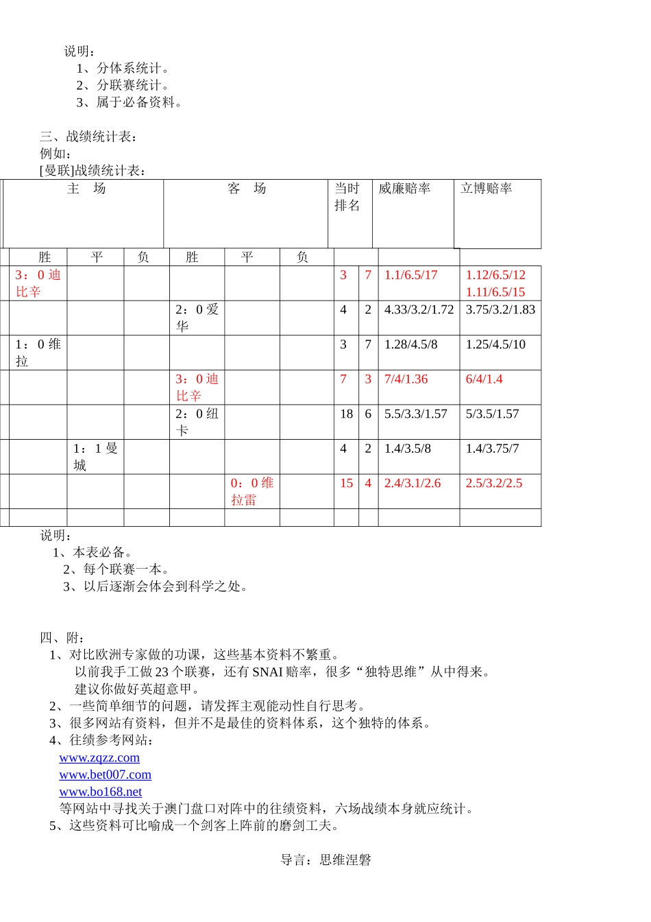 欧赔分析标准表_第2页