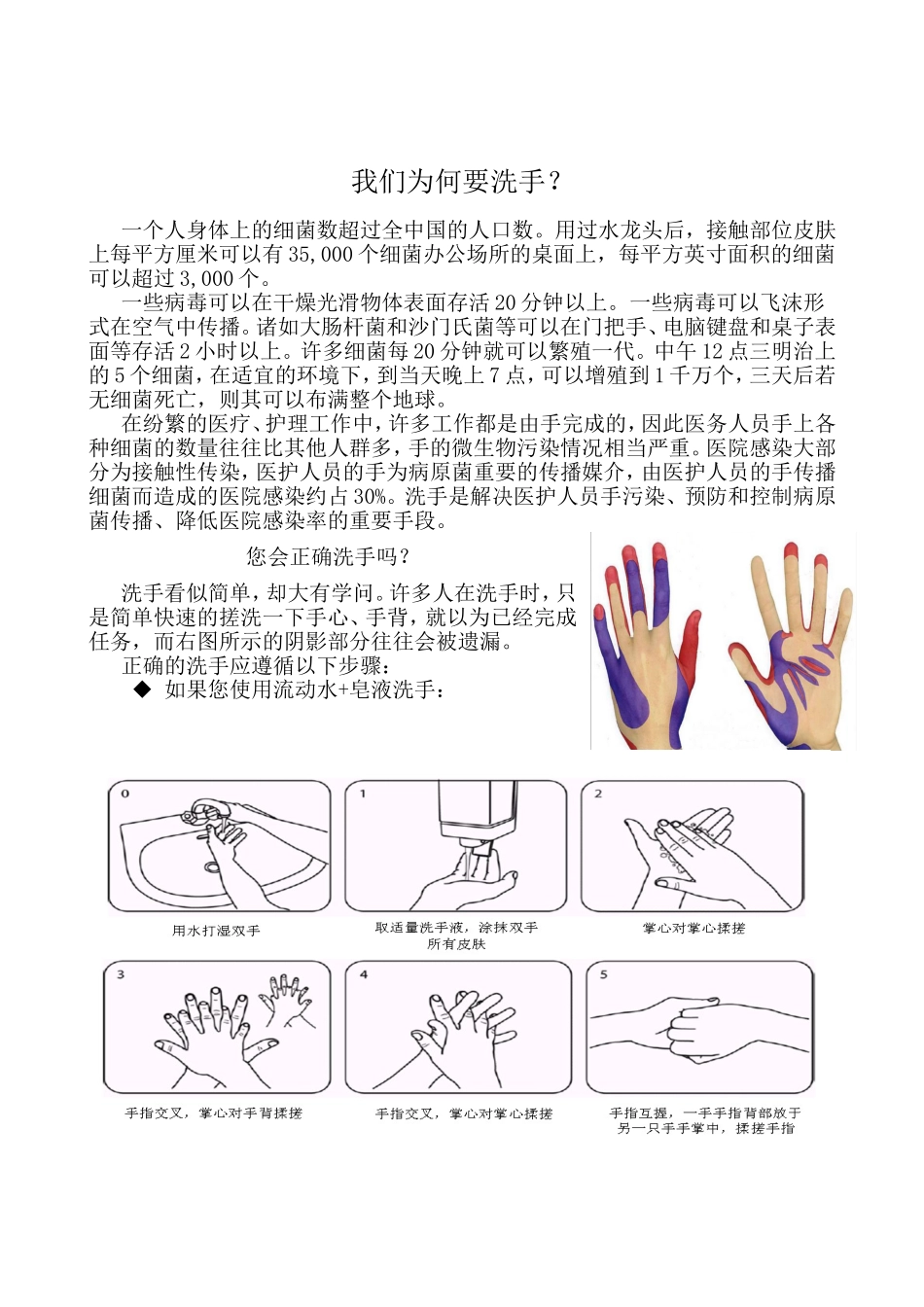 我们为何要洗手？_第1页