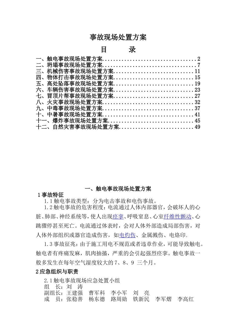 事故现场处置方案_第1页