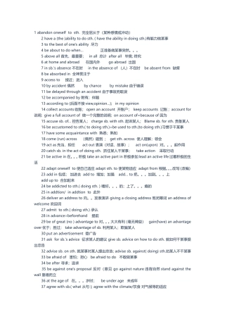 完全屈从于（某种感情或冲动）等英语单词梳理汇总