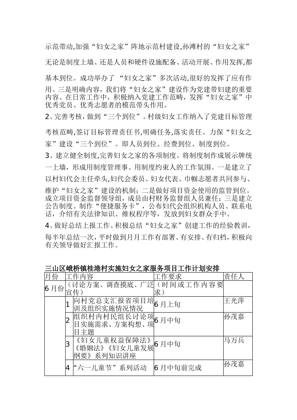 铁路社区创建示范妇女之家项目实施方案_第3页