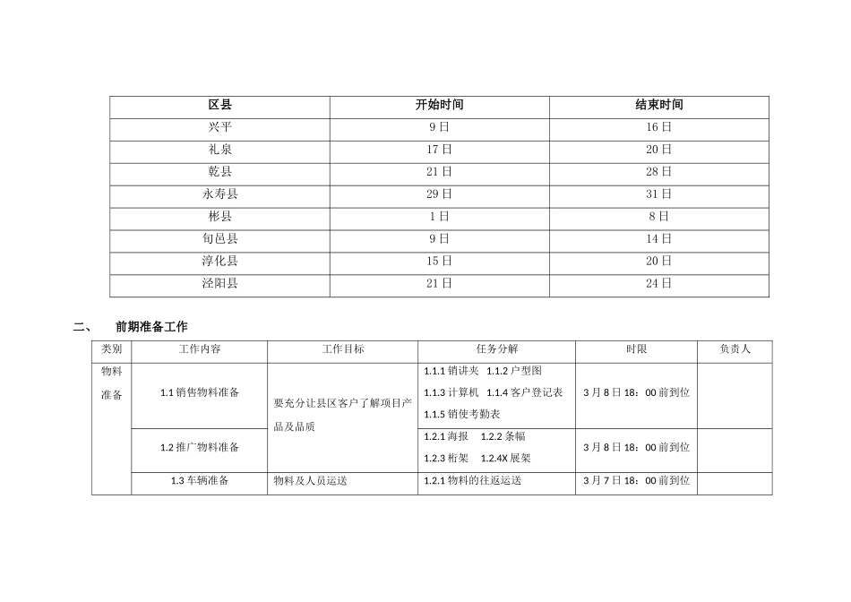 下县活动执行计划_第2页