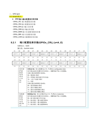 GPIO编程知识点
