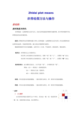 织带绘图方法与操作