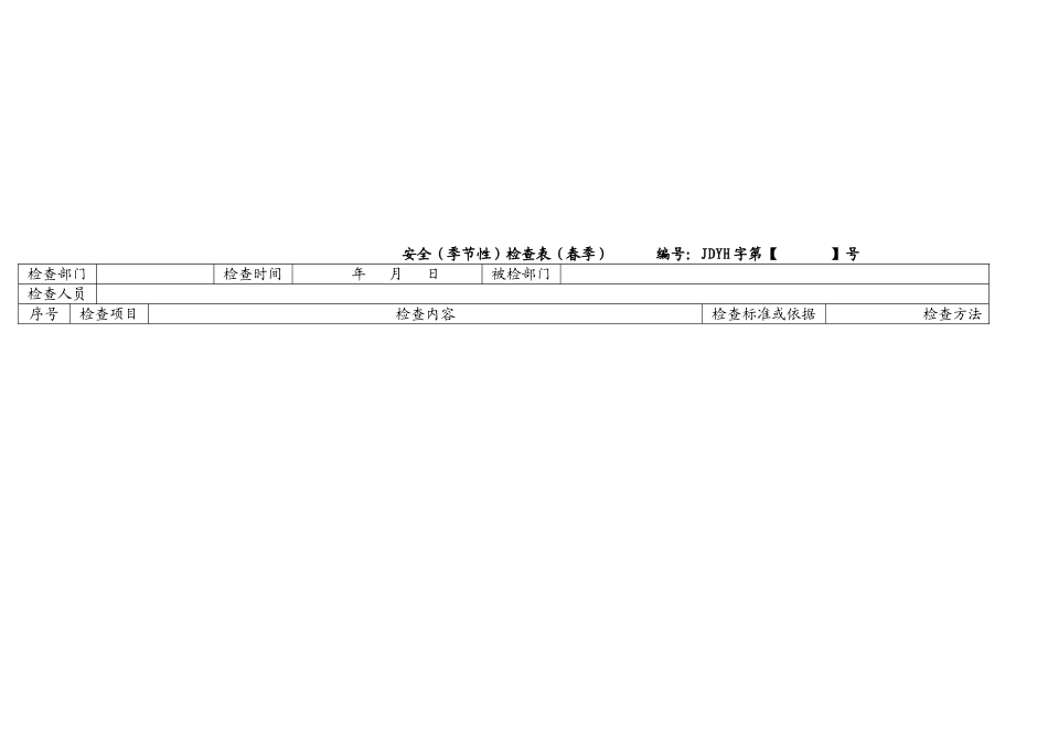安全（季节性）检查表_第2页