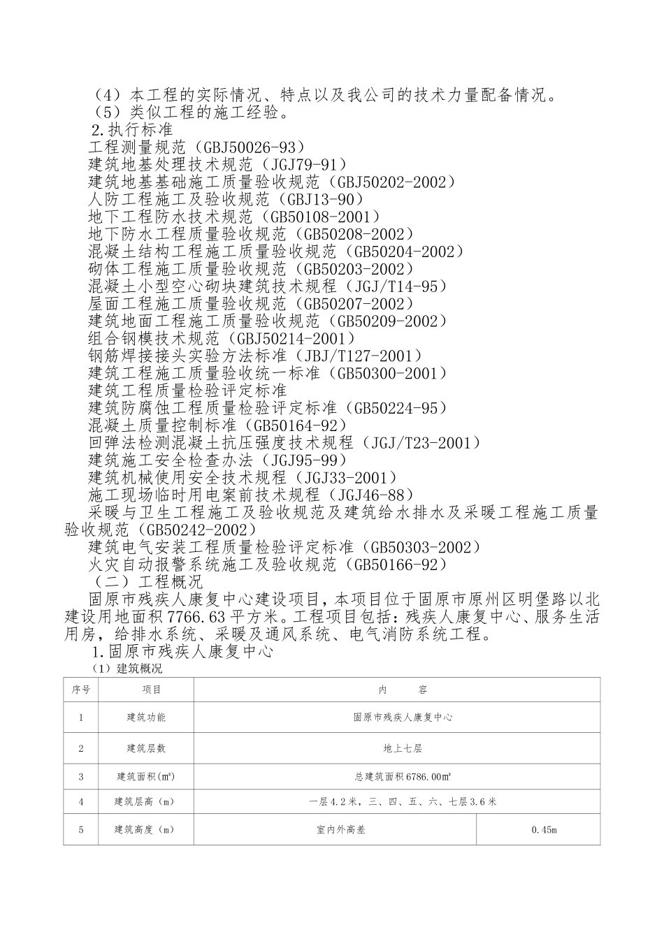采集人康复中心排水系统、采暖及通风系统、电气消防系统工程施工组织设计_第2页
