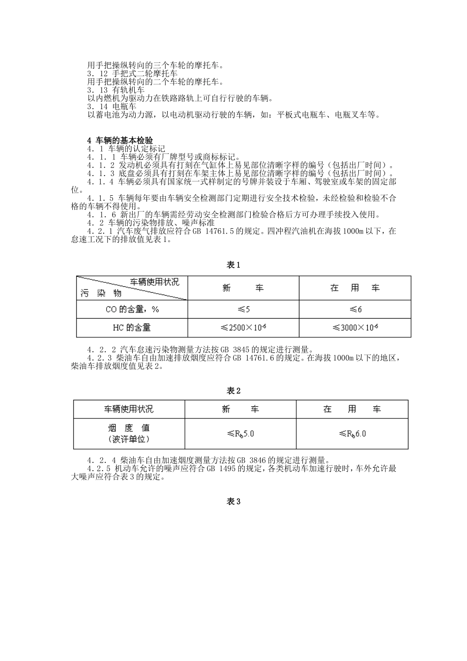 厂内机动车辆安全检验技术要求_第2页