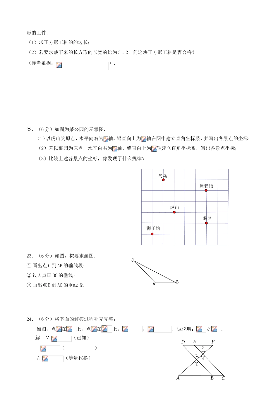 初一数学试题_第3页