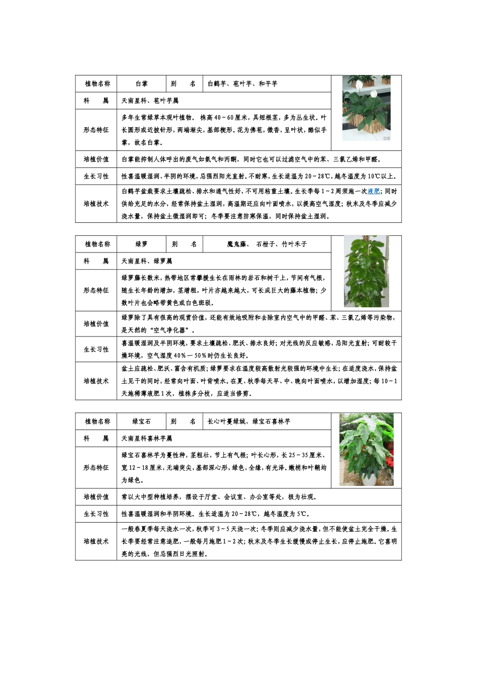 银王亮丝草、银王万年青、银王粗肋草 中药性质_第3页