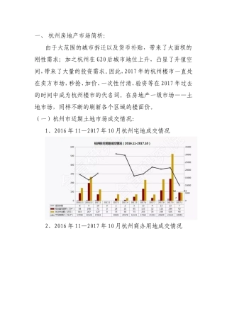 杭州房地产市场简析