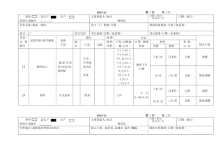 控制计划数控加工