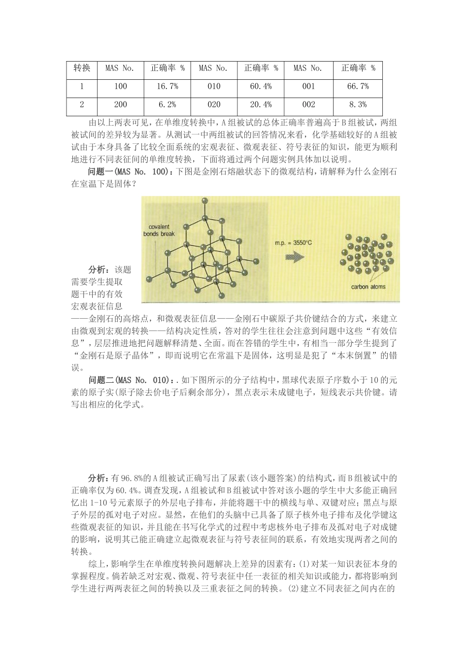 基于MAS问题编码的化学知识多重表征研究_第3页