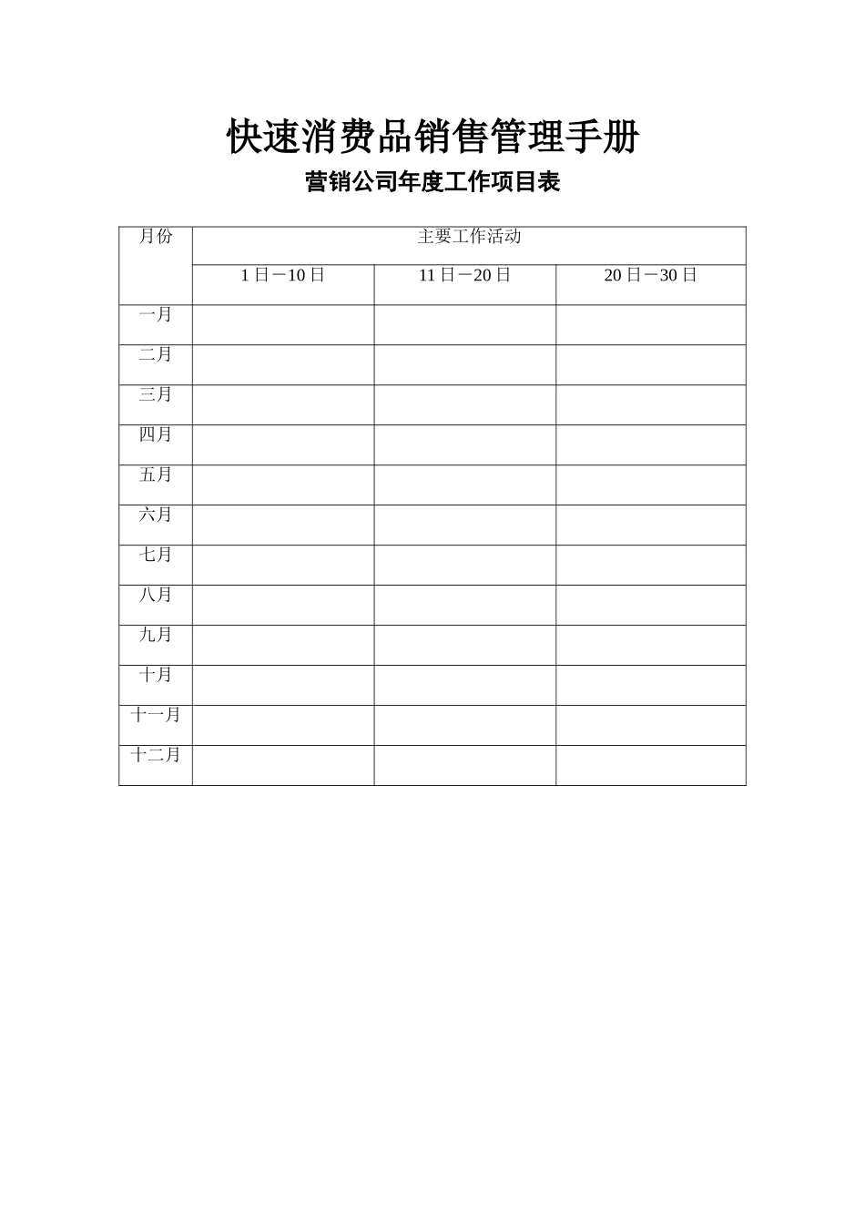 快速消费品销售管理手册_第1页