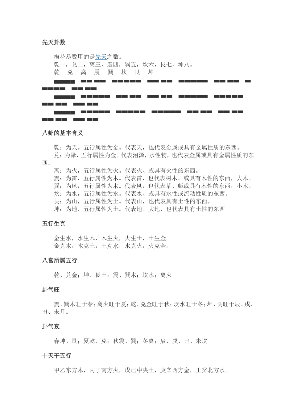 梅花易数知识点梳理汇总_第3页