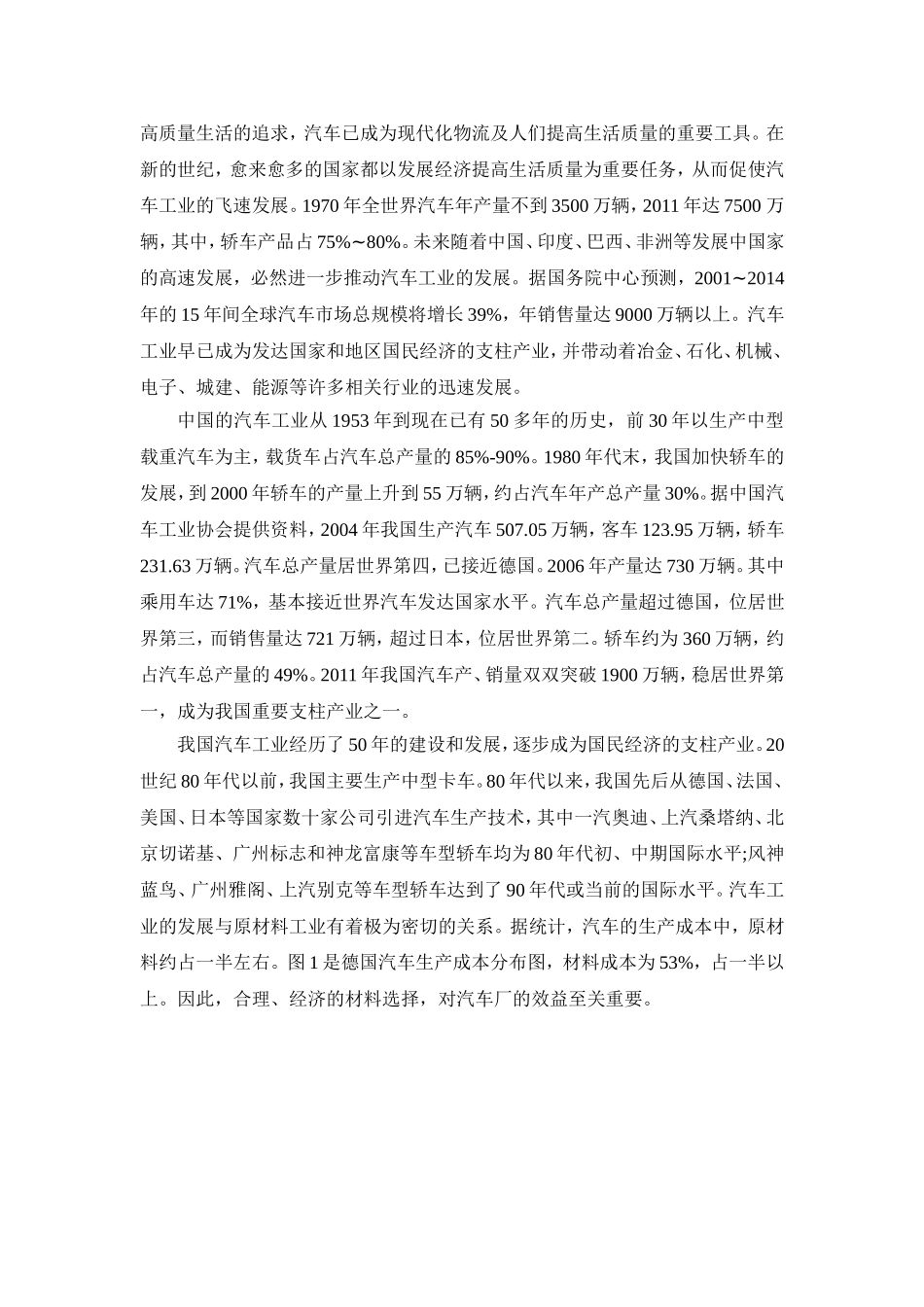汽车用新材料的研究发展状况分析研究 复合材料专业_第2页