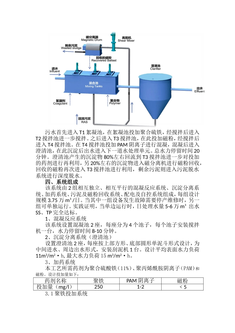 浅谈磁混凝沉淀工艺在污水处理中的应用_第2页