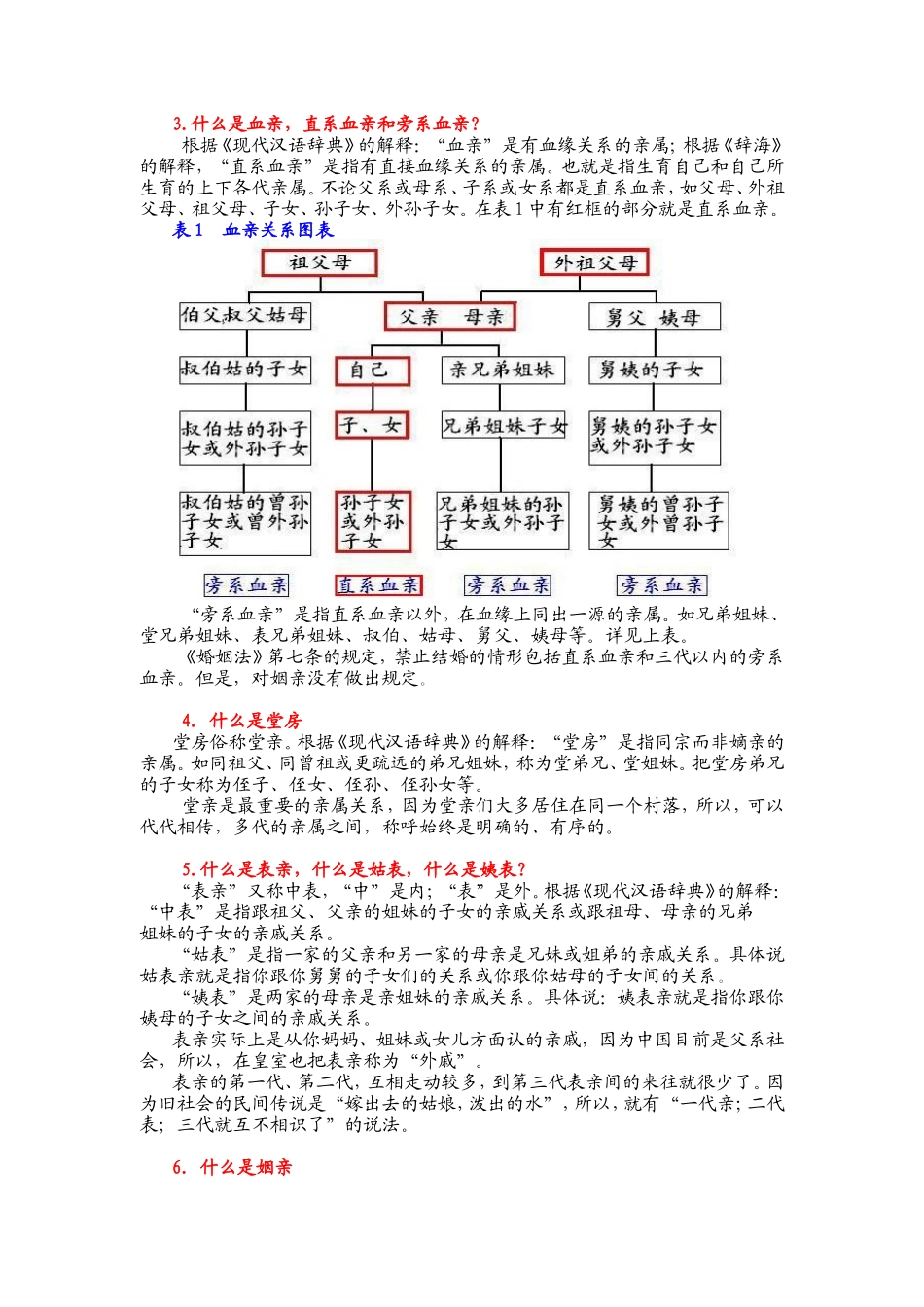 亲属间的称谓方法和称呼方法一览_第2页