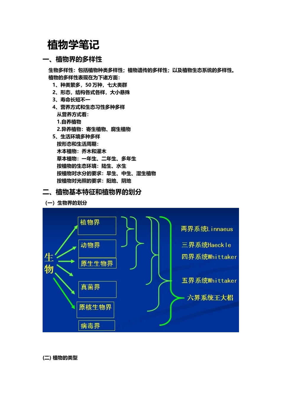 植物学课程 笔记_第1页