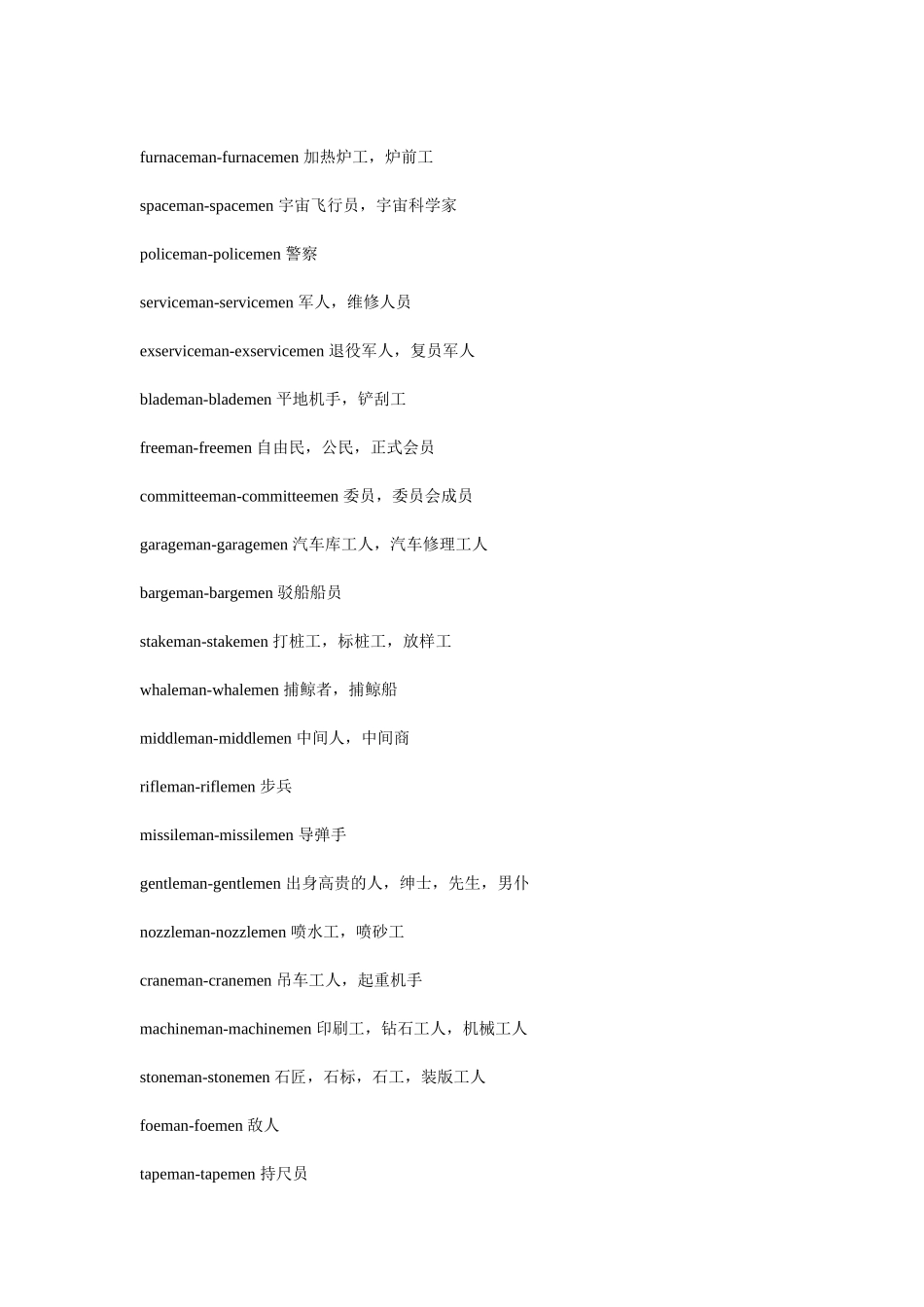 名词复数形式构成方法最新总结_第2页