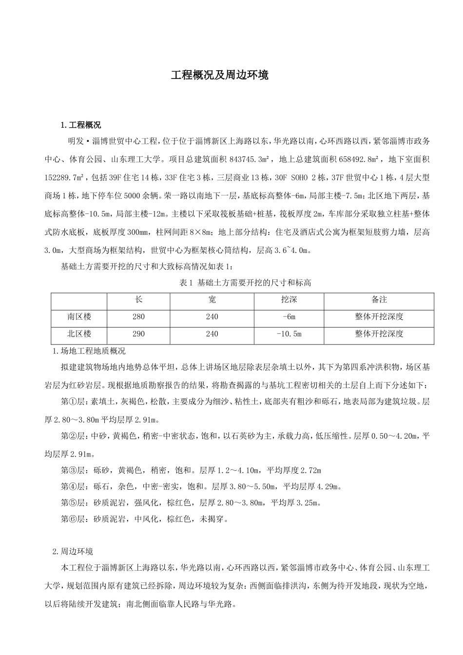 深基坑工程基坑支护、基坑降水、土方开挖安全专项施工方案_第2页