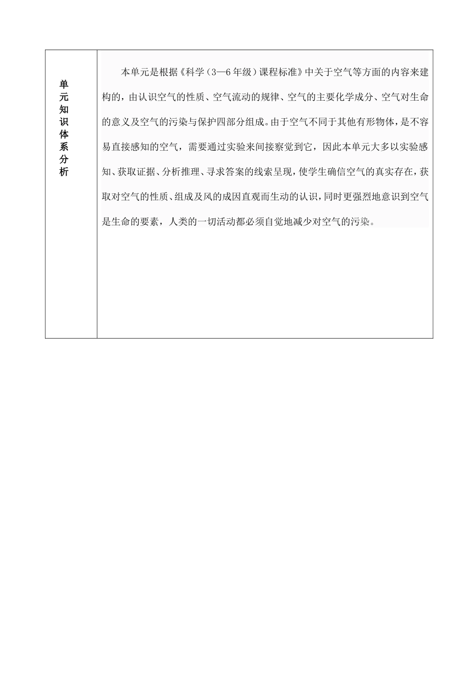 区中心城区发展片区四年级科学集体备课上 册第一 单元_第2页