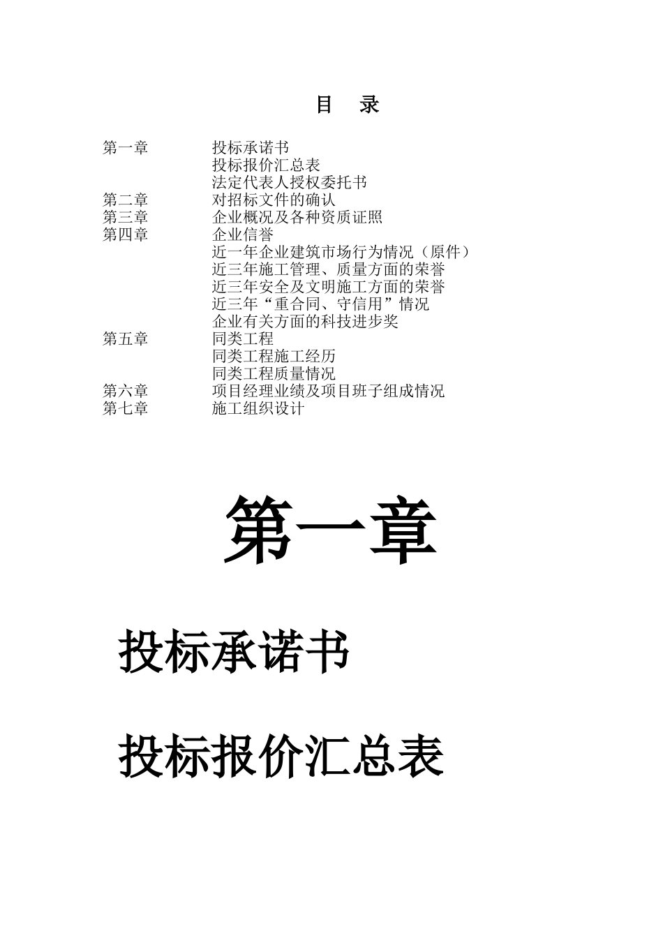 某某污水处理厂招投标资料_第1页