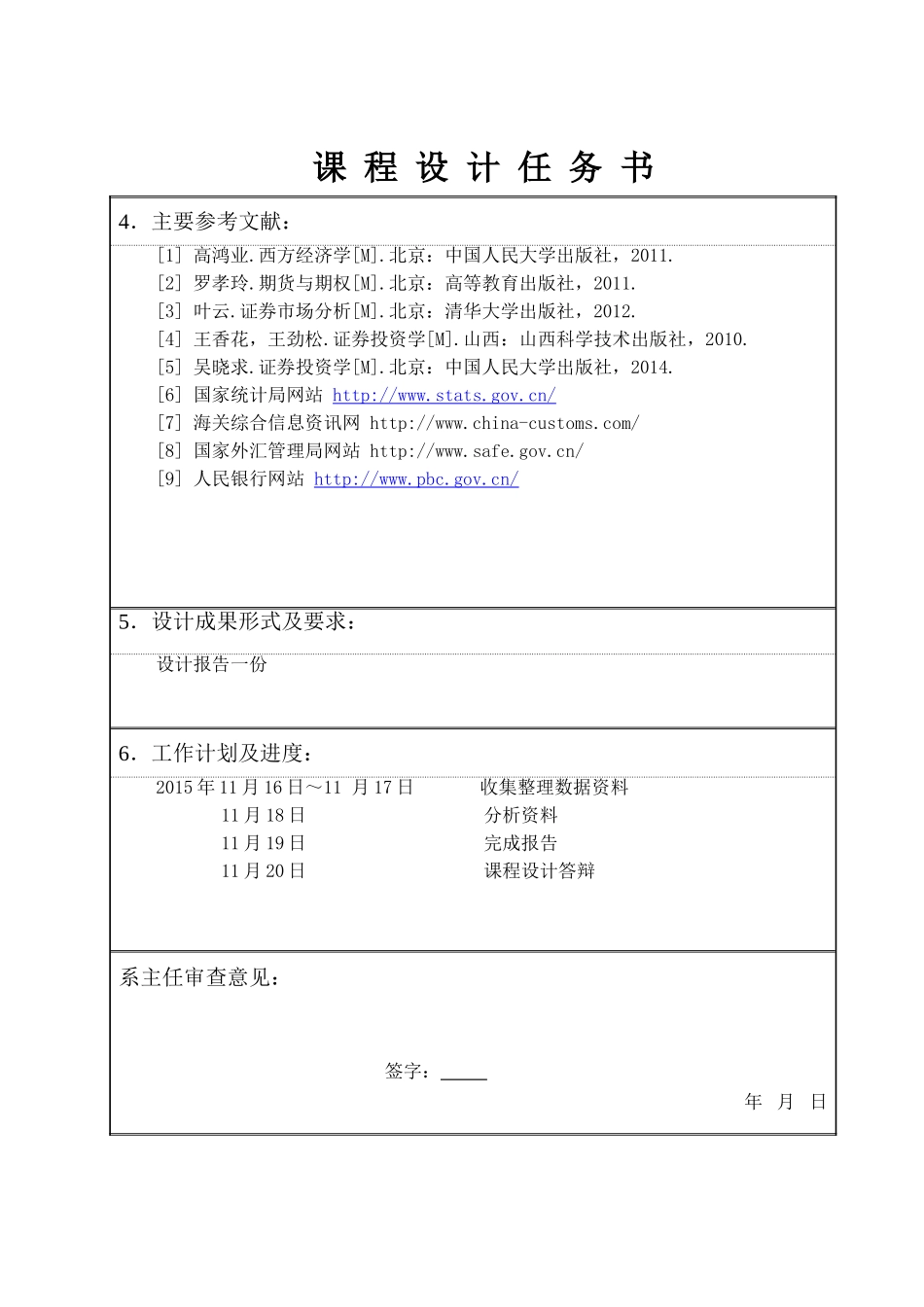 期货与期权课程设计沪铜cu1512期货价格走势分析 经济学专业_第2页