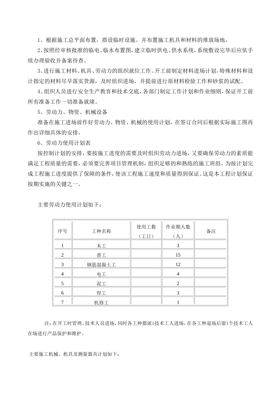 企业生产厂区施工组织设计_第3页
