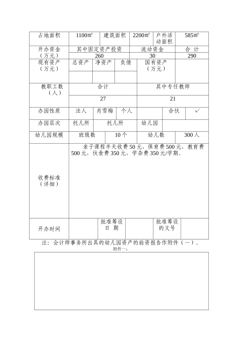 市民办幼儿园申请设立审批表_第3页