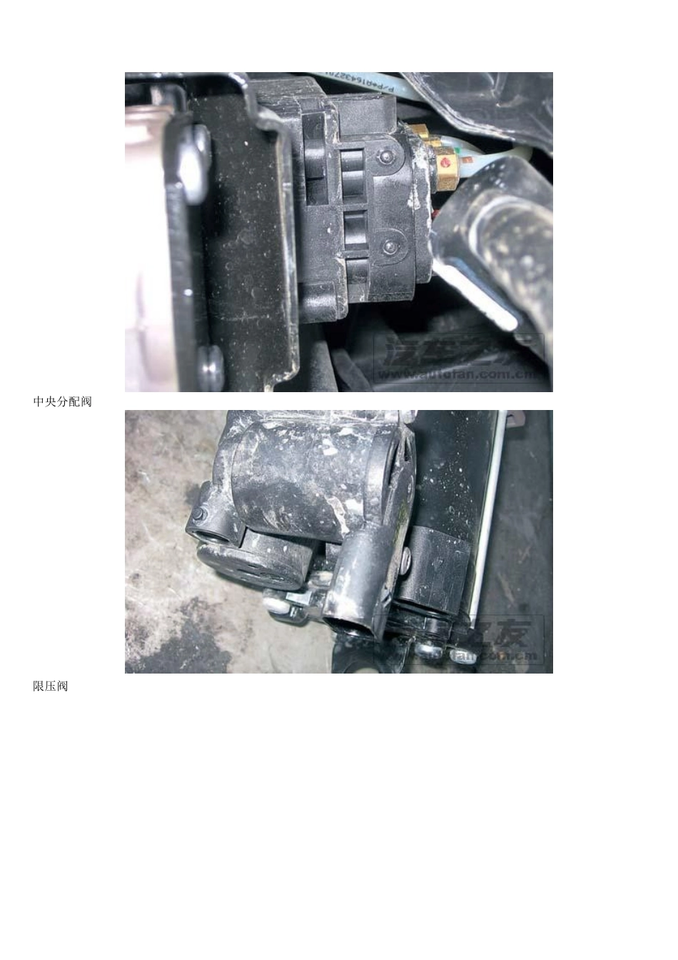 奔驰ML350空气悬架系统常见故障_第2页