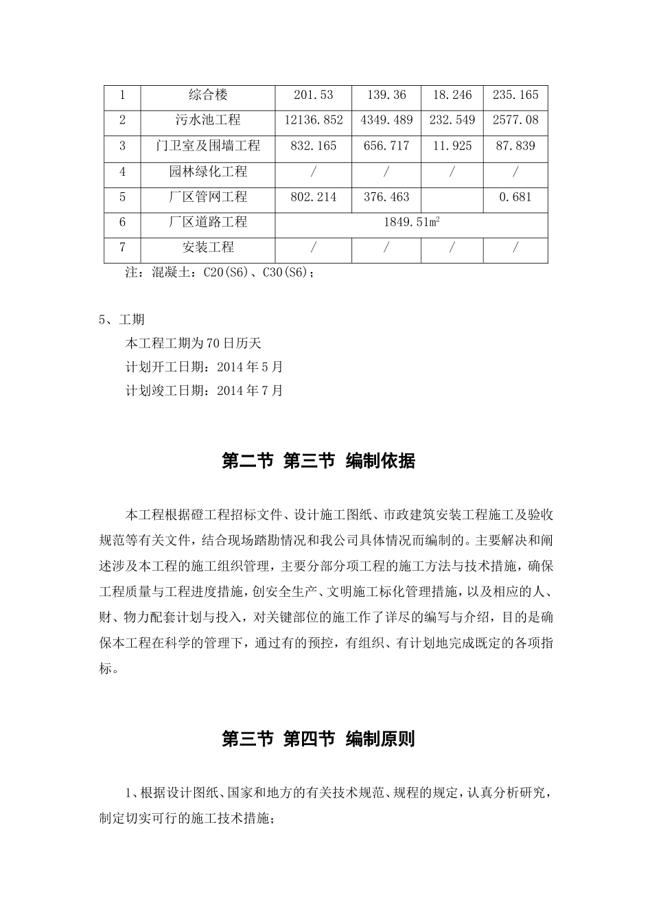 污水处理厂手工方案和组织设计_第2页