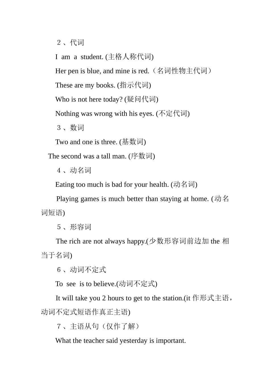 英语句子成分详解知识点_第2页