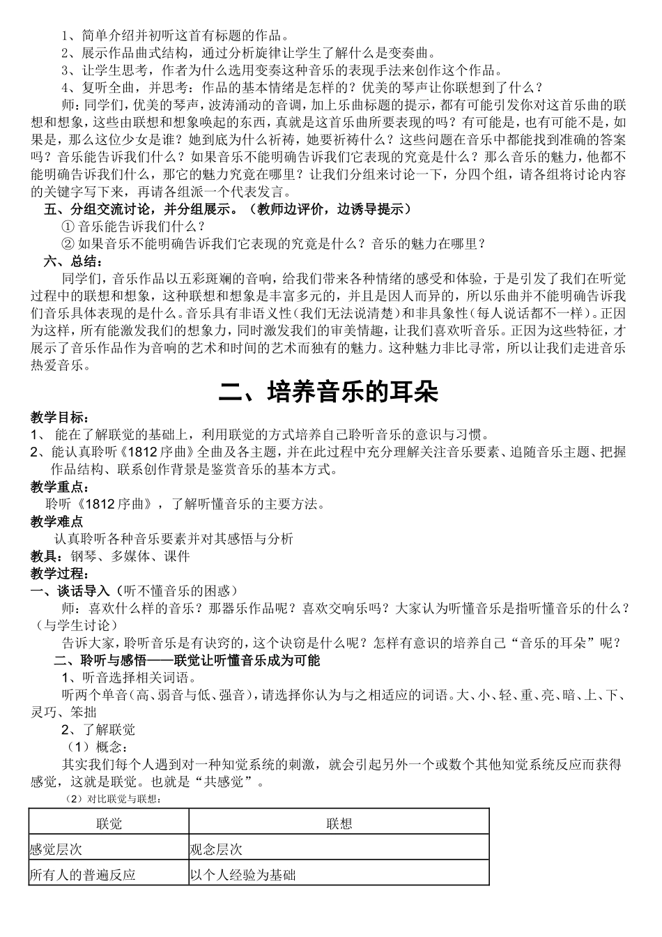 第一单元音乐的欣赏_第2页