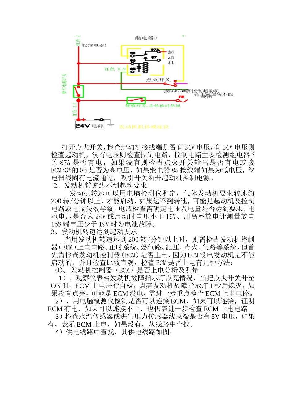玉柴天然气发动机不能启动故障分析与排除_第3页