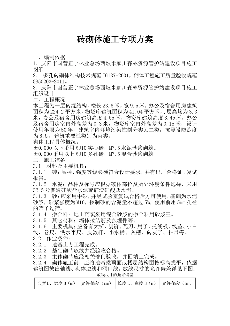 砖砌体施工专项方案_第1页