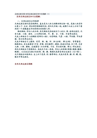 足部反射区图实用足部反射区和穴位图解