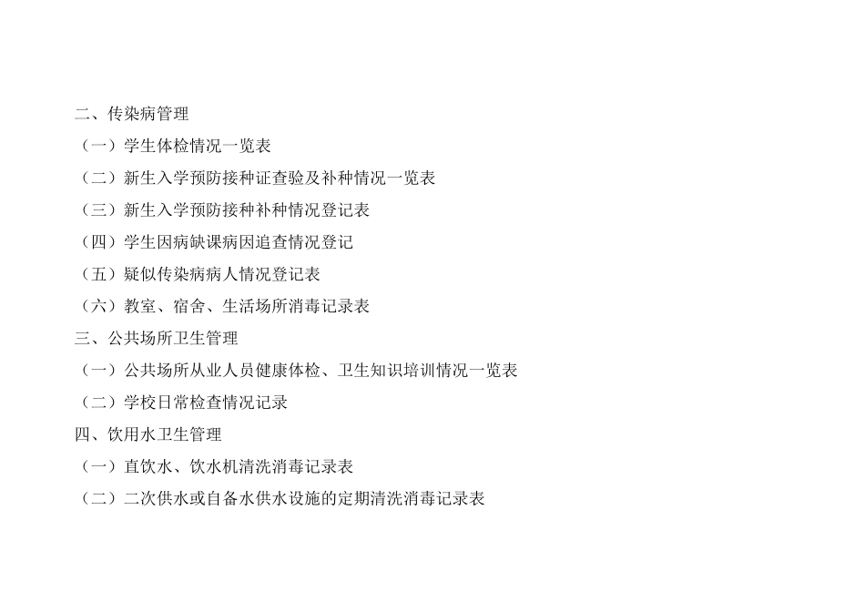 学校卫生管理工作台账各类工作情况记录_第2页