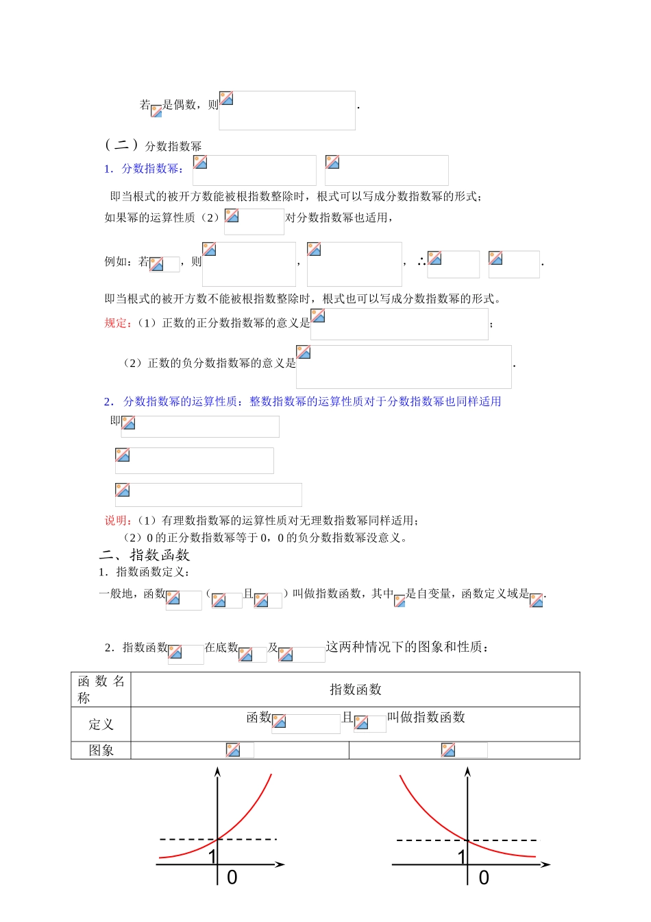 指数函数知识点梳理汇总_第2页
