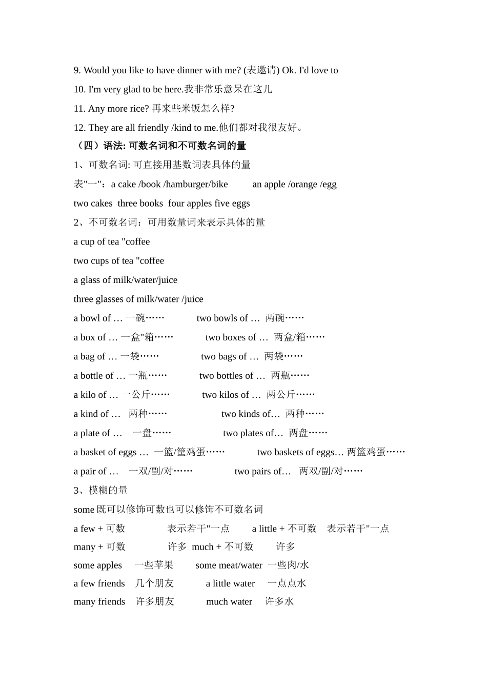 初中英语知识点梳理_第2页