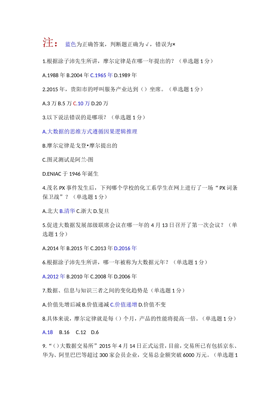 年公需科目大数据培训考试_第1页