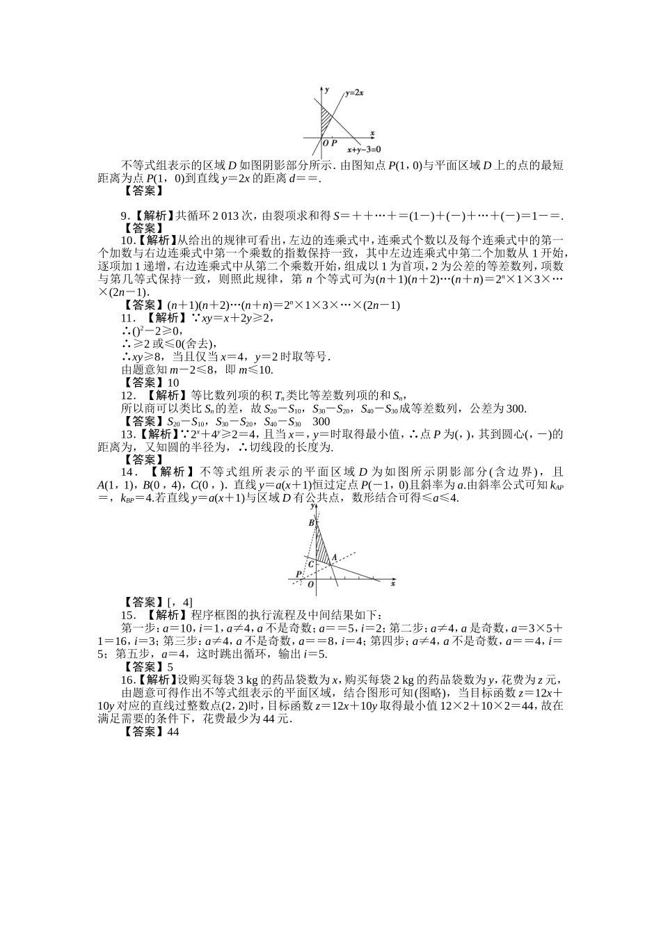 第二讲不等式　填空题解题技法_第3页