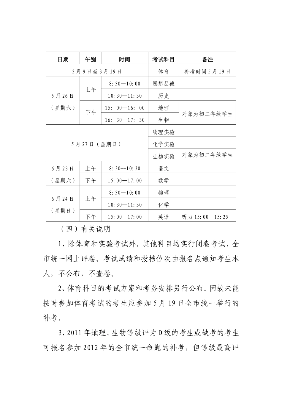 高中阶段各类学校招生工作方案_第3页